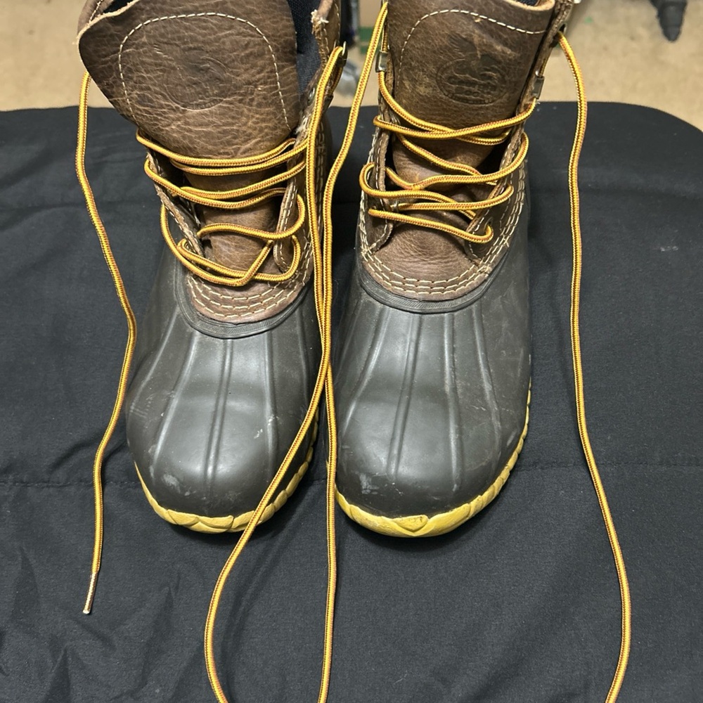 Unisex Georgia Boot Brown and yellow Duck Boots